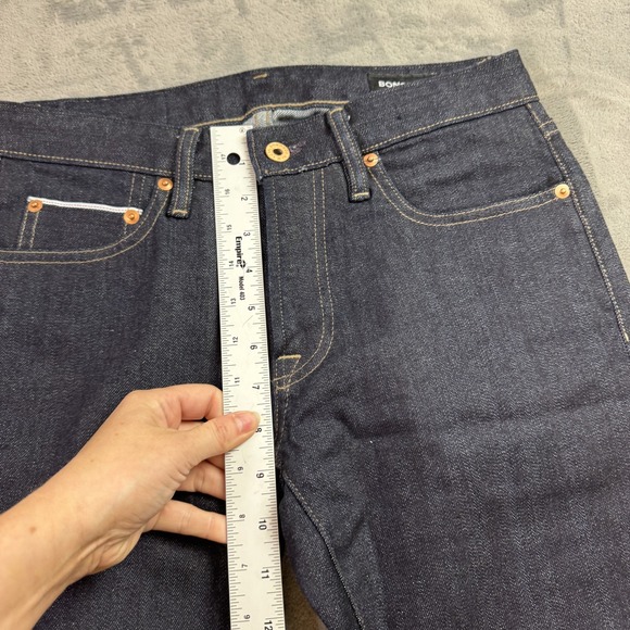 Bonobos Jeans Mens 28x30 Dark Tailored Selvedge Raw Denim Capsule USA Made NEW - Picture 7 of 16